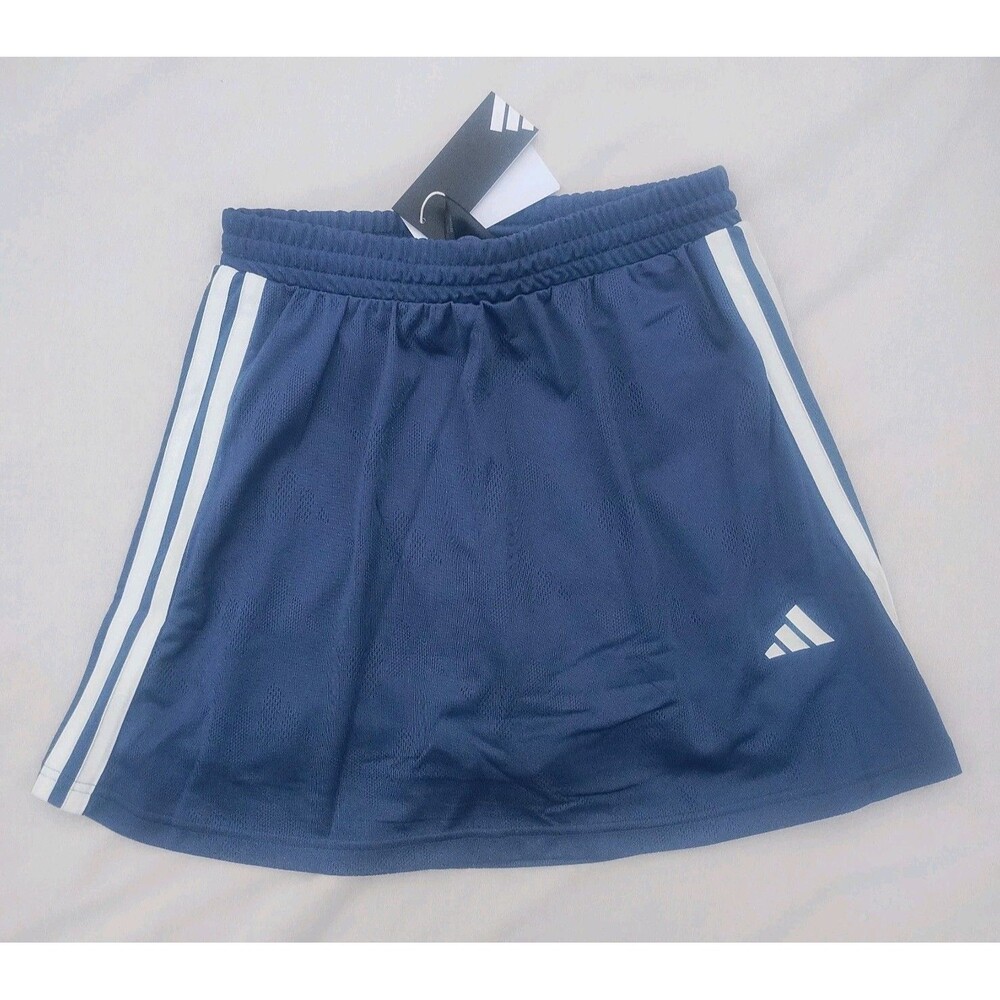 Adidas Stadium 3-Stripes Skort Tennis Women's Small Pre loved Ink NEW